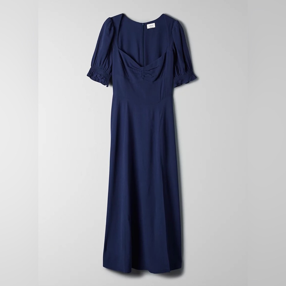 Stunning Electric Blue Wilfred Tome Puff Sleeve Sweetheart Dress